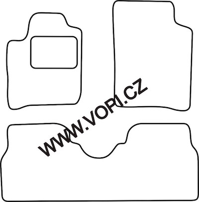 Textil-Autoteppiche Renault Scenic 2000 - 2003 Autofit (3817)